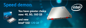 Nové výkonné pevné disky Intel SSD